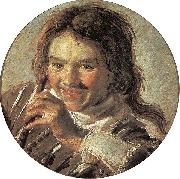 Frans Hals Boy holding a Flute painting